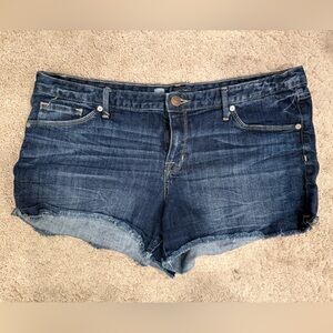 Mossimo Supply Co. Dark Blue Jean Shorts